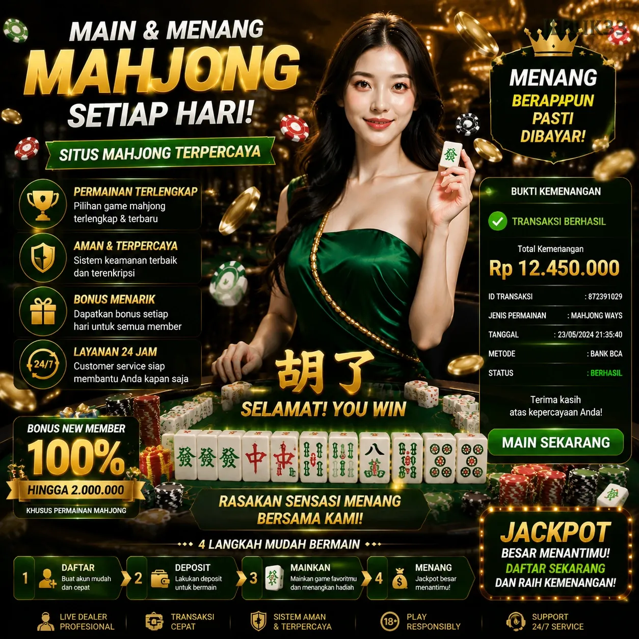Ikon aplikasi jeruk33 resmi